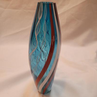Chaotic Joy Glass Vase and Lindshammar Bust (DR-EL)