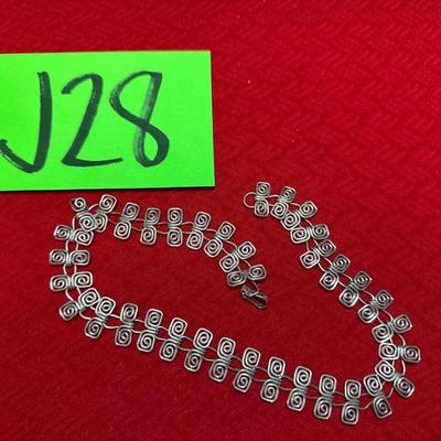 J28-sterling necklace