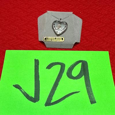 J29-hand engraved sterling silver locket
