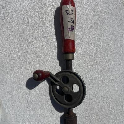 Vintage hand drill 12”