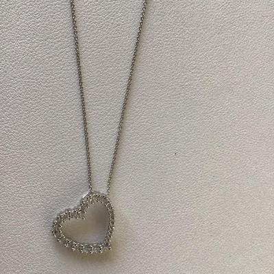 Brass. China marked heart beautiful statement necklace