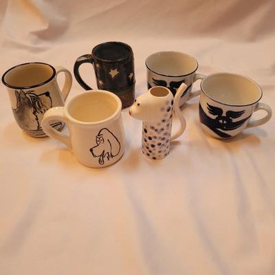 Six Dog Themed Mugs (DR-EL)