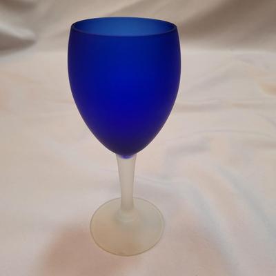 Blue Frosted Stemware Set (DR-EL)