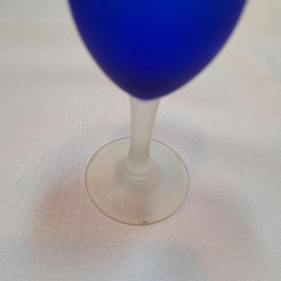 Blue Frosted Stemware Set (DR-EL)