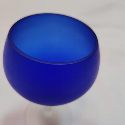 Blue Frosted Stemware Set (DR-EL)