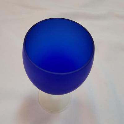 Blue Frosted Stemware Set (DR-EL)