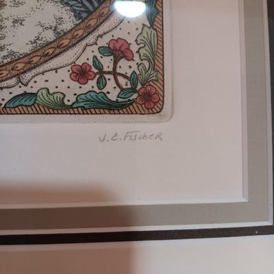 3 ARTIST PROOFS - "TWILIGHT", "CHATEAU I & CHÂTEAU II" BY JE FISHER