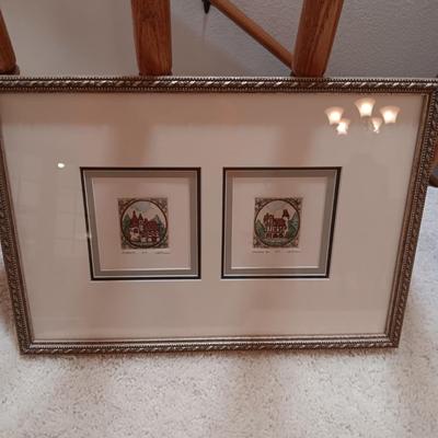 3 ARTIST PROOFS - "TWILIGHT", "CHATEAU I & CHÂTEAU II" BY JE FISHER
