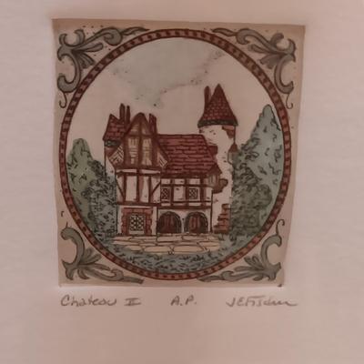 3 ARTIST PROOFS - "TWILIGHT", "CHATEAU I & CHÂTEAU II" BY JE FISHER