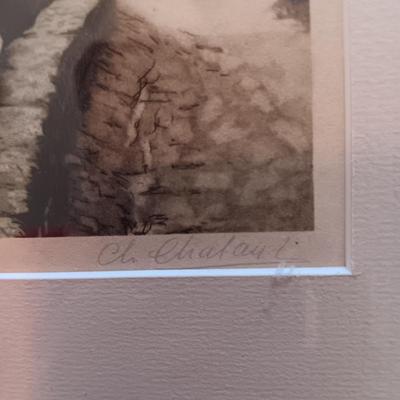 THE CANAL IN BURGES SIGNED ARTWORK