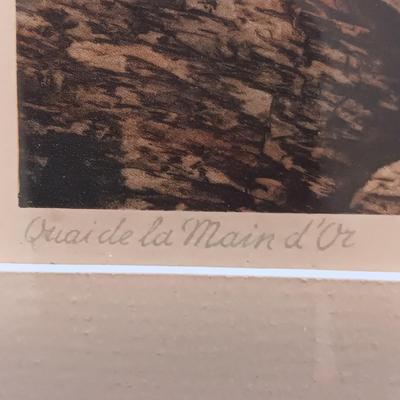 THE CANAL IN BURGES SIGNED ARTWORK
