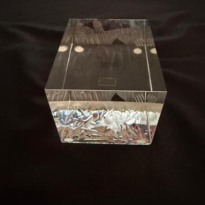Moser Engraved Glass Sculpture (K-BM)