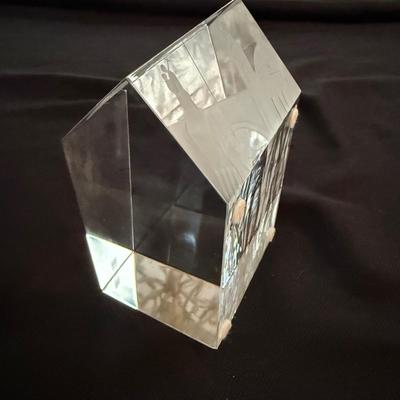 Moser Engraved Glass Sculpture (K-BM)