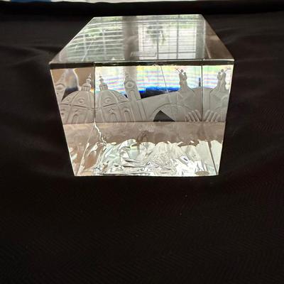 Moser Engraved Glass Sculpture (K-BM)