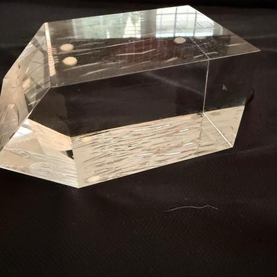 Moser Engraved Glass Sculpture (K-BM)