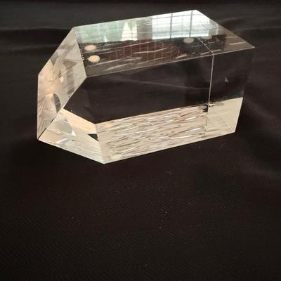 Moser Engraved Glass Sculpture (K-BM)