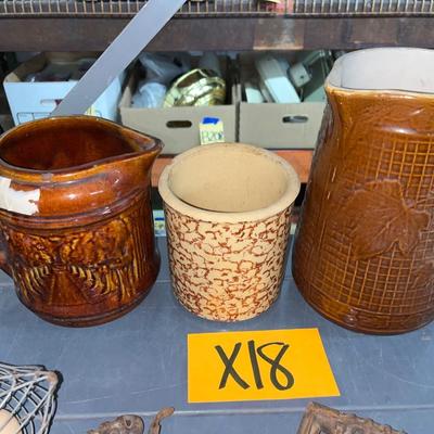 X18-pottery trio