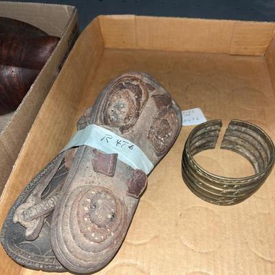 X16-Cultural Items-Very old, one of a kind, handmade sandals, worn by indigenous people in the Amazon