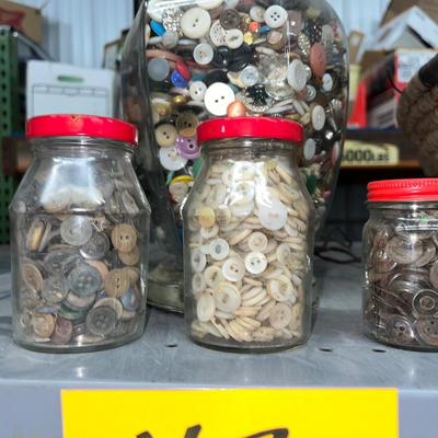 X7-jars of buttons plus button lamp