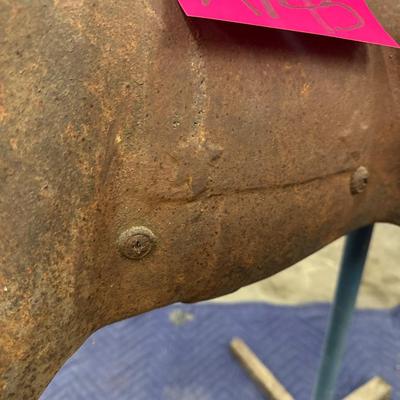 X143-antique cast-iron horse