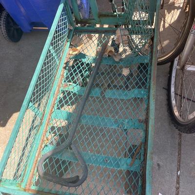 Pull behind wagon iron