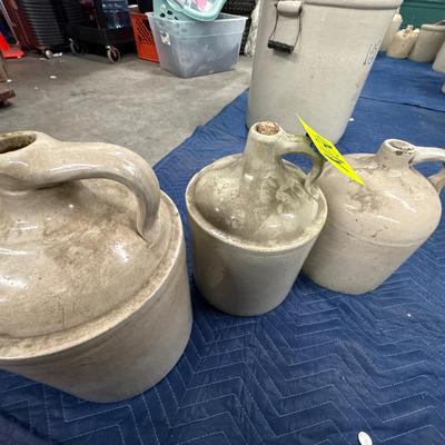 X136-Jugs x 3 (One is Red Wing Stamped!)