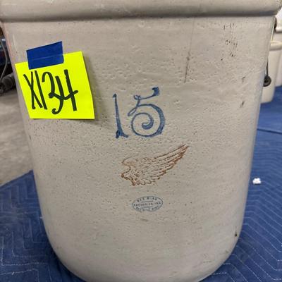 X134-Large Red Wing Crock-15