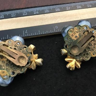 Vintage Clip on Earrings