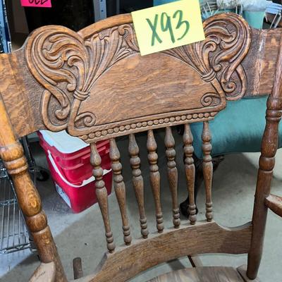 X93-Wooden Rocker