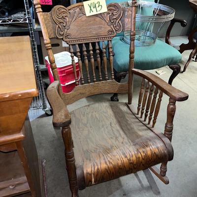 X93-Wooden Rocker
