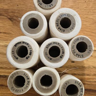White Thread Spools