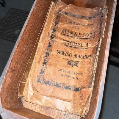 X118-antique Minnesota sewing machine