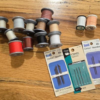 Sewing Needles and Molnlycke Thread