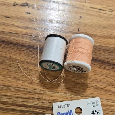 Sewing Needles and Molnlycke Thread
