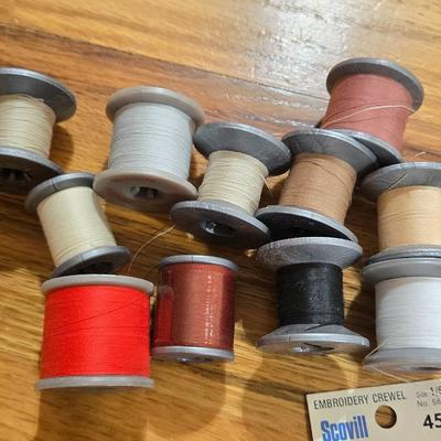 Sewing Needles and Molnlycke Thread