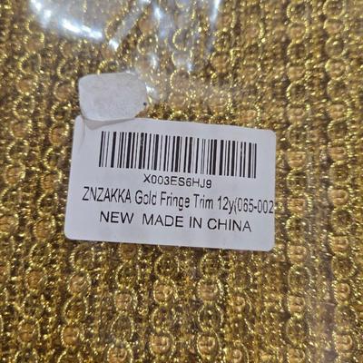New Package of Gold Fringe Trim