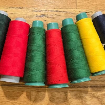 Spools of Overlock Machine Thread