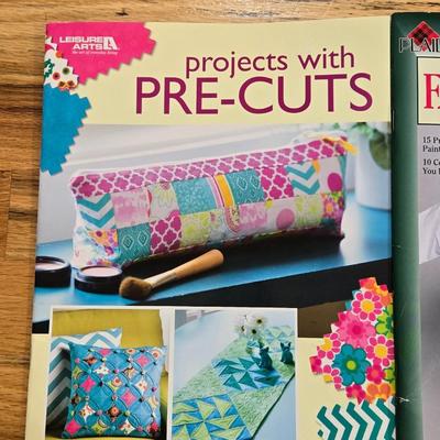 Sewing Book, Fabric Book, & Fabric Flower Making Kit