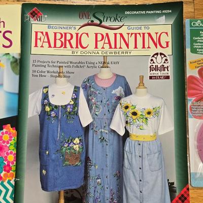 Sewing Book, Fabric Book, & Fabric Flower Making Kit