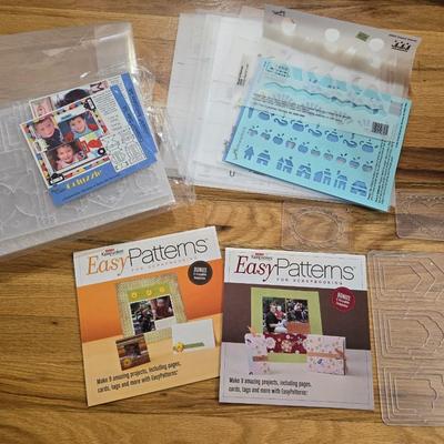 Pattern Books & Stencils in a Carrying Case
