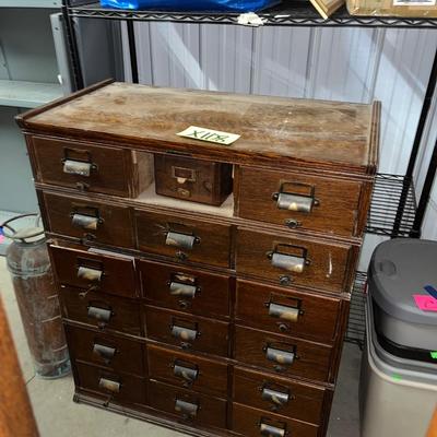X108-drawered cabinet – missing one drawer