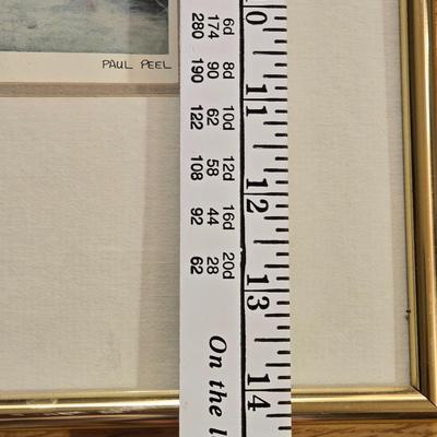 Artist Signed Paul Peel 'The Young Biologist' Lithograph