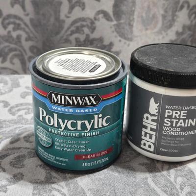 Wood Glue, Pre Stain, & Polycrylic