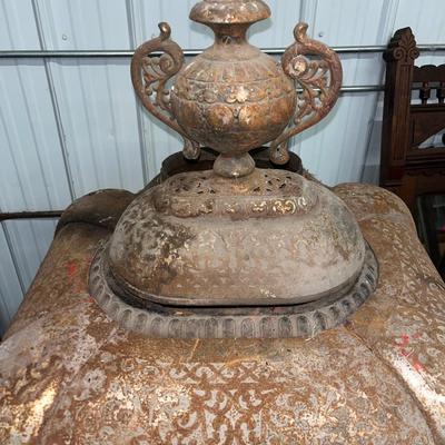 X103-antique cast-iron woodstove