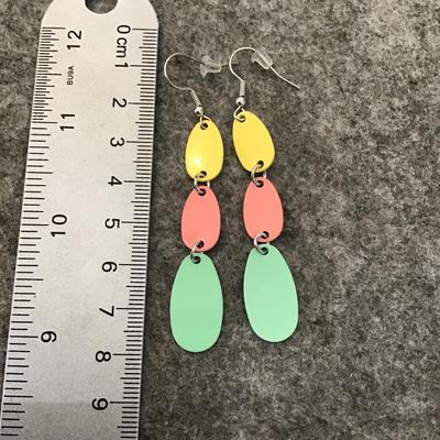 Cute pastel dangle earrings