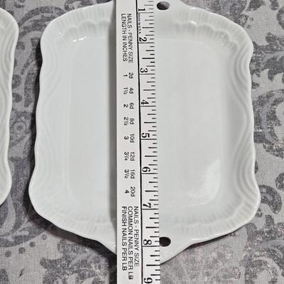 (2) Porcelain Plates