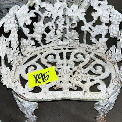 X95-Cast iron patio set