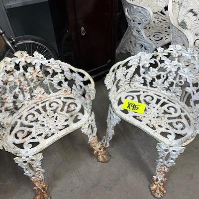 X95-Cast iron patio set