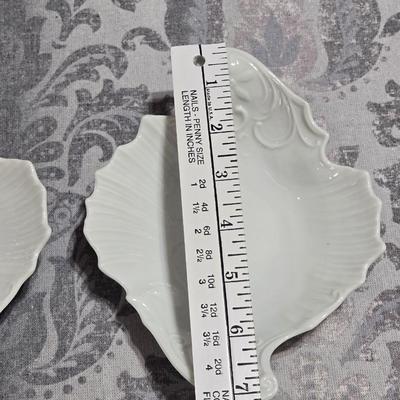 (2) Porcelain Trinket Plates