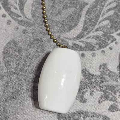 (2) New Porcelain Light or Fan Pulls